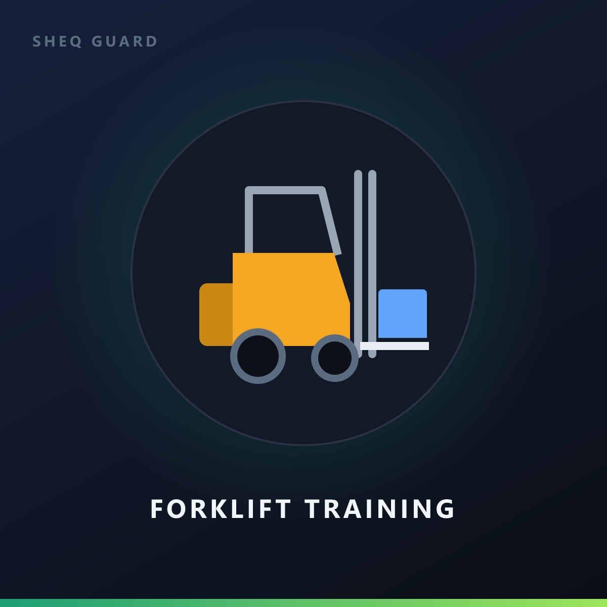 Forklift operator training
