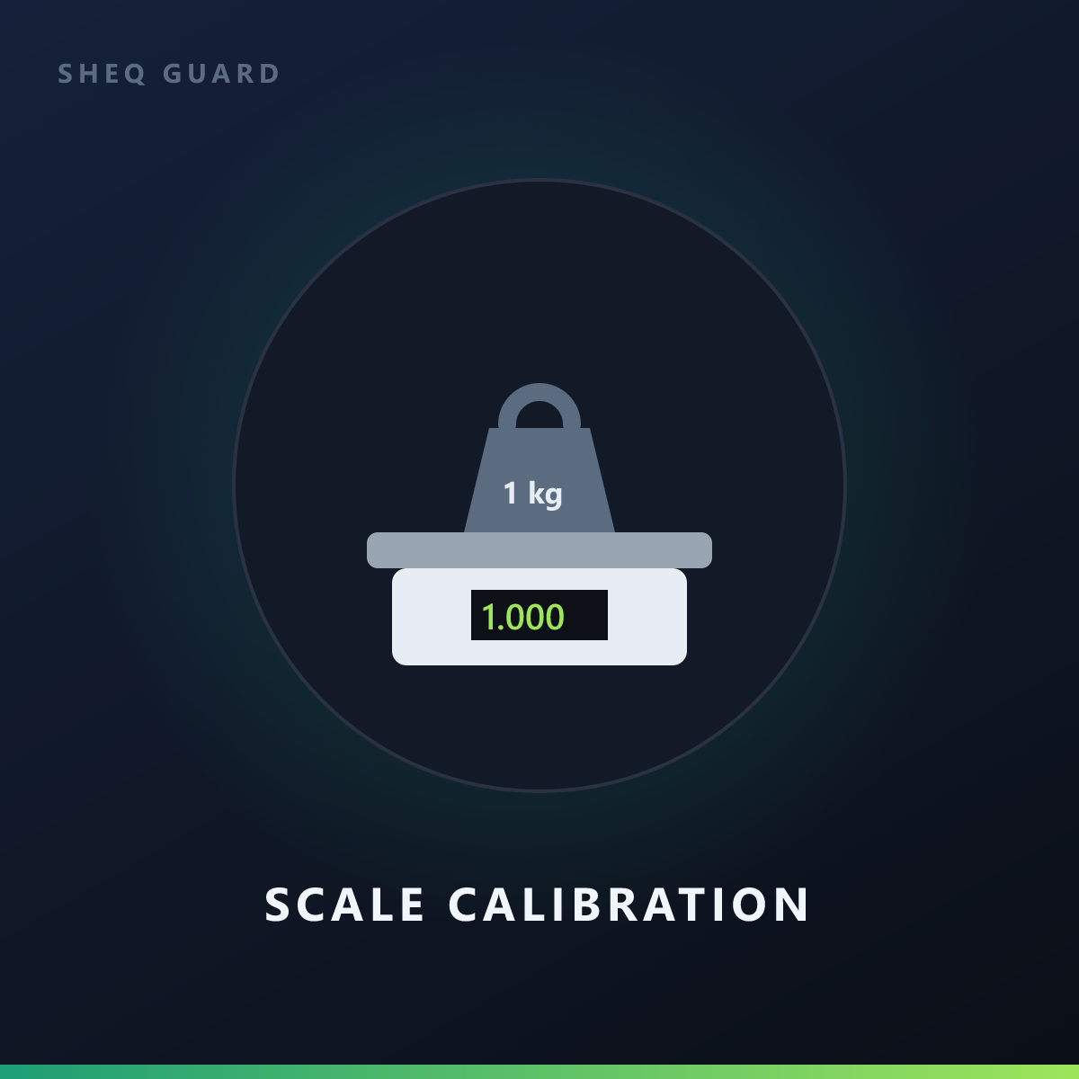 Scale and force calibration